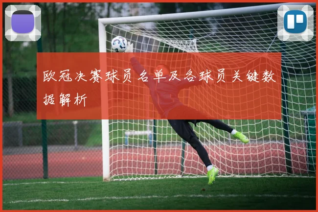欧冠决赛球员名单及各球员关键数据解析